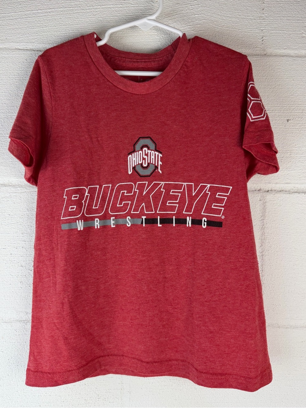 RUDIS Ohio State Wrestling Tshirt, Youth Small